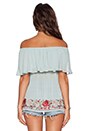 view 3 of 3 Viola Off Shoulder Top in Mint