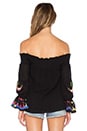view 3 of 3 Dottie Off the Shoulder Top in Black