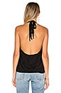 view 3 of 4 TOP HALTER GALIA in Black