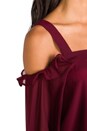 view 5 of 6 Isabella Top in Burgundy