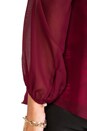 view 6 of 6 Isabella Top in Burgundy