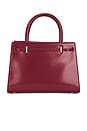 view 3 of 5 Small Book Tote Bag in Maroon