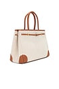 view 4 of 5 33 Canvas Book Tote Bag in Brown