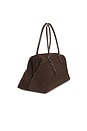 view 3 of 4 Espresso Suede Club Bag in Brown