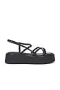 view 1 of 5 Courtney Sandal in Black & Black