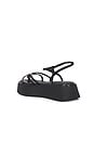 view 3 of 5 Courtney Sandal in Black & Black