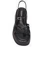 view 4 of 5 Courtney Sandal in Black & Black