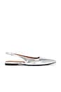 view 1 of 5 Hermine Sling Back in Silver