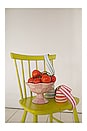 view 8 of 8 Tutti Frutti Fruit Bowl in Baby Pink