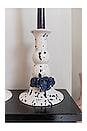 view 2 of 6 Lumiere Candle Holder 3d Flowers in Midnight