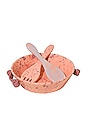 view 1 of 3 Yummy Set Of 2 Serving Utensils in Coral & Lilac