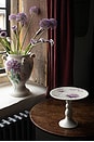 view 3 of 4 Piece Montee Cake Stand in Lilac Floral