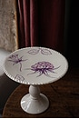 view 4 of 4 Piece Montee Cake Stand in Lilac Floral