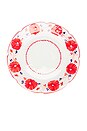 view 1 of 1 BANDEJA JANINE PLATE 26CM in Capri Blue & Red
