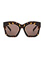 view 1 of 3 MARROW 선글라스 in Dark Tort & Brown