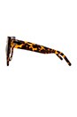 view 3 of 3 LUNETTES DE SOLEIL WOLVES in Mid Tort & Brown Lens