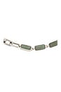 view 2 of 3 Encode Necklace in Stainless Steel & Green Aventurin Stone