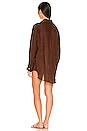 view 3 of 3 ПЛАТЬЕ-РУБАШКА PLAYA in Chocolate