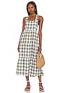 view 1 of 3 Canyon Midi Dress in Agave Gingham