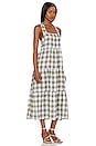 view 2 of 3 Canyon Midi Dress in Agave Gingham