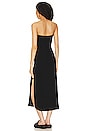 view 3 of 3 Strapless West Dress in Black Organic Rib