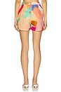 view 4 of 6 The Getaway Short in In Bloom Colorblock