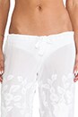 view 4 of 8 PANTALÓN PIERNA RECTA PENELOPE in Broderie White