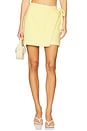 view 1 of 6 Oasis Wrap Skirt in Banana Cream