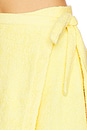 view 6 of 6 Oasis Wrap Skirt in Banana Cream