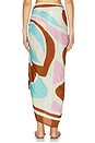 view 4 of 6 Samara Sarong in Coast Colorblock