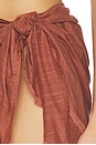 view 6 of 6 Soleil Sarong in Terra Solids
