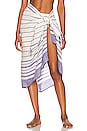 view 1 of 4 Aluna Organic Beach Wrap Sarong in Sapphire Organic