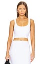 view 1 of 4 Thalia Crop Top in White
