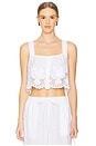 view 1 of 4 Flora Tank in White