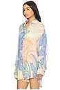 view 4 of 6 Playa Linen Boyfriend Shirt in Retro Jungle