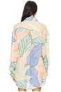 view 5 of 6 Playa Linen Boyfriend Shirt in Retro Jungle