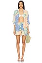 view 6 of 6 Playa Linen Boyfriend Shirt in Retro Jungle