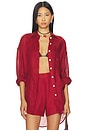 view 1 of 4 Playa Boyfriend Shirt in Deep Madder