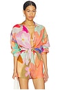 view 1 of 6 CAMISA ABOTONADA PLAYA in In Bloom Colorblock