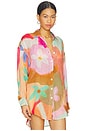 view 3 of 6 CAMISA ABOTONADA PLAYA in In Bloom Colorblock