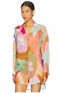 view 4 of 6 CAMISA ABOTONADA PLAYA in In Bloom Colorblock