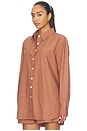 view 2 of 4 CAMISA ABOTONADA NADIA in Brown