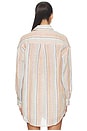 view 3 of 5 Playa Boyfriend Shirt in Sand Dunes Stripe
