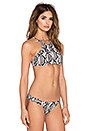 view 2 of 4 Cozumel High Neck Bikini Top in Mile High