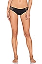 view 1 of 4 BAS DE MAILLOT DE BAIN BOYSHORT AMBER in Eco Black