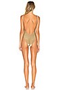 view 3 of 3 Leah One Piece in Metallic Bronze