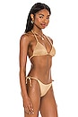 view 2 of 5 Gia Triangle Bikini Top in Golden Glow