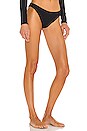 view 2 of 5 Midori Bikini Bottom in Black EcoRib