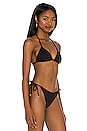 view 2 of 4 Gia Triangle Bikini Top in Black