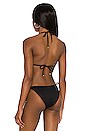view 3 of 4 Gia Triangle Bikini Top in Black
